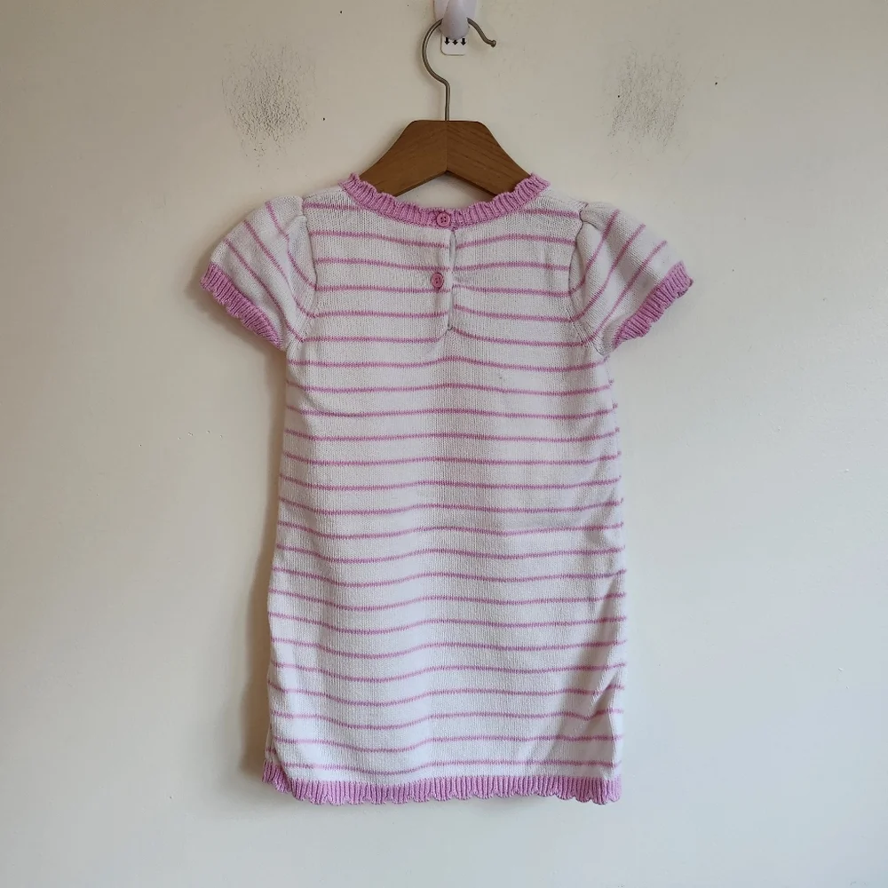 Gymboree Knit Baby Deer Stripe Dress 18 to 24M